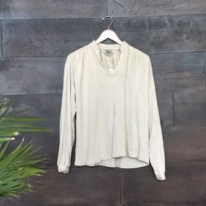 Vintage Raw Silk Top